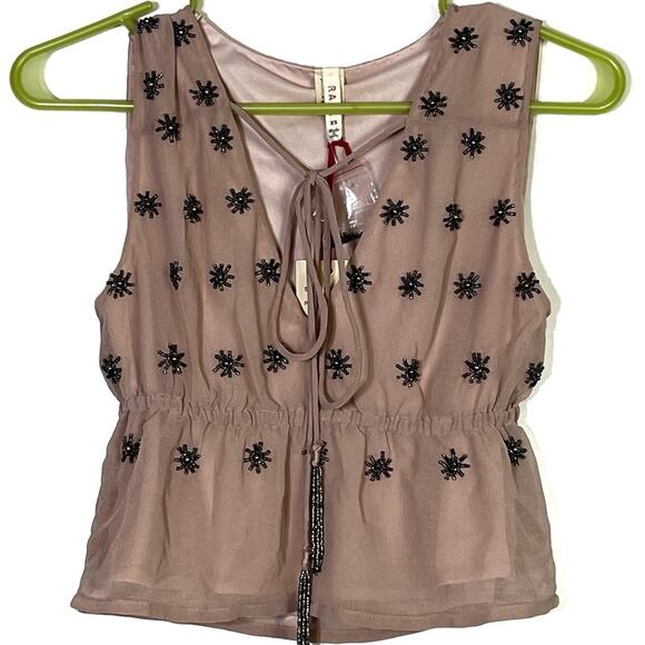 Raga Seeing Stars Embellished Crop Top Co-ord in Pink XS NWT - Picture 2 of 8